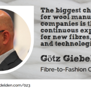 Interview with Goetz Giebel for Wool Academy Podcast Number 23