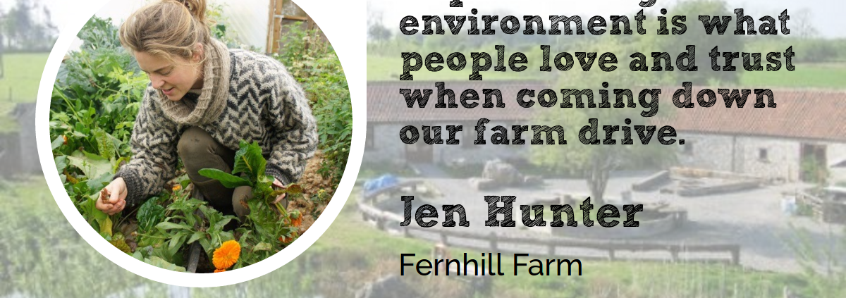 Jen Hunter from Fernhill Farm for Wool Academy Podcast 25