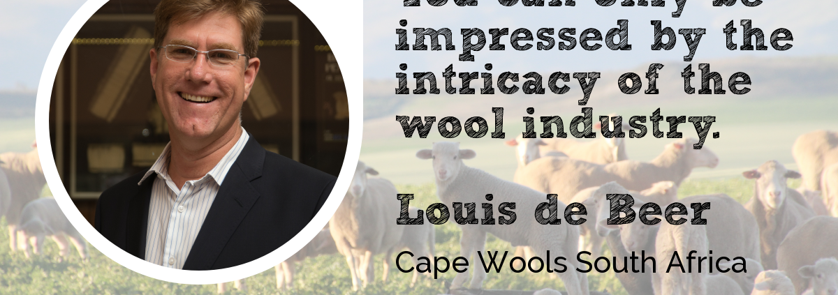 Wool Academy Podcast guest Louis de Beer of Cape Wools South Africa