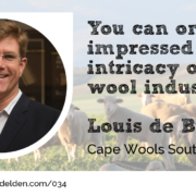 Wool Academy Podcast guest Louis de Beer of Cape Wools South Africa