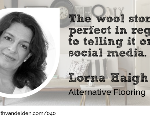 Lorna Haigh Alternative Flooring guest at Wool Academy Podcast